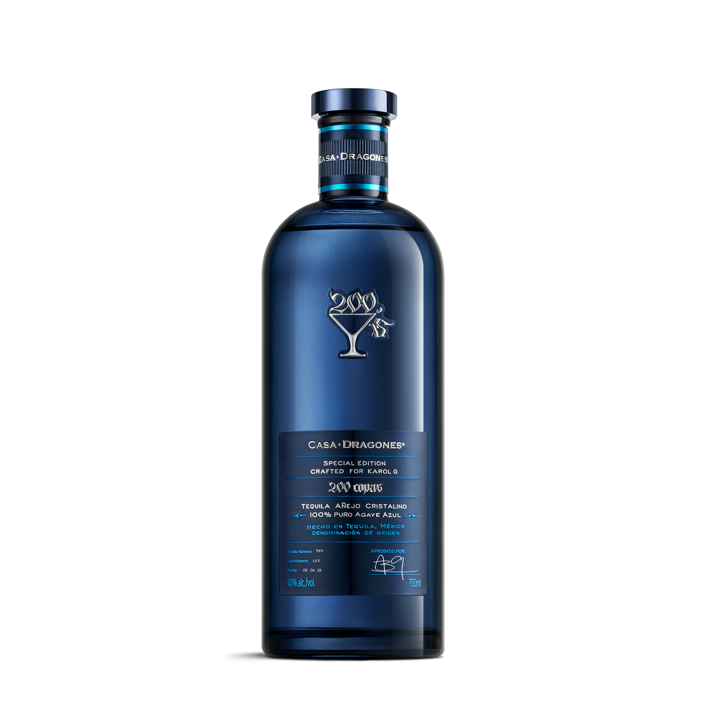 Casa Dragones 200 Copas Tequila Anejo Cristalino 80 - 750ML