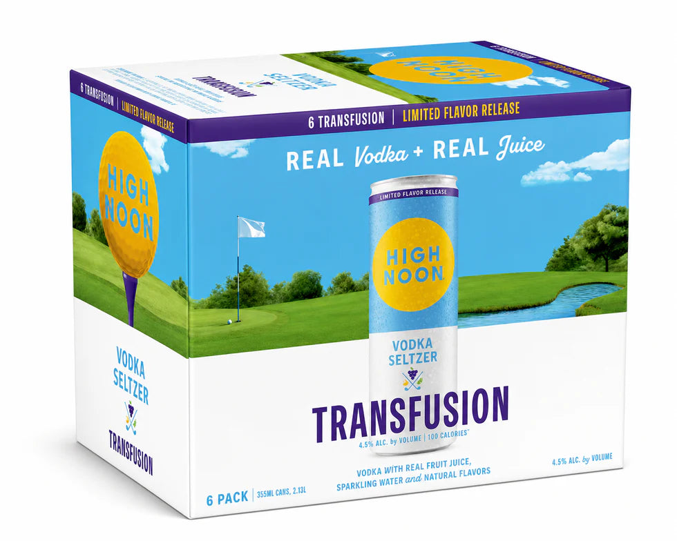 High Noon Transfusion Vodka Seltzer 6-Pack - Limited Flavor Release