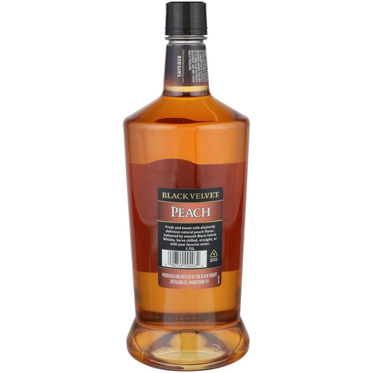 Black Velvet Peach Flavored Whiskey 70 - 1.75L