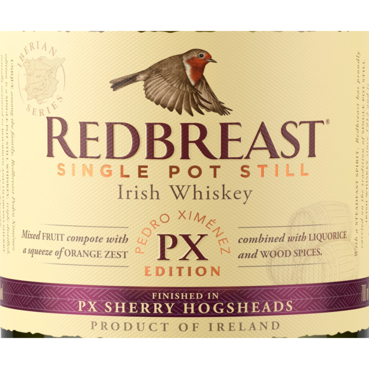 Redbreast Single Pot Still Irish Whiskey Px Edition 92 - 750ML - Front Label