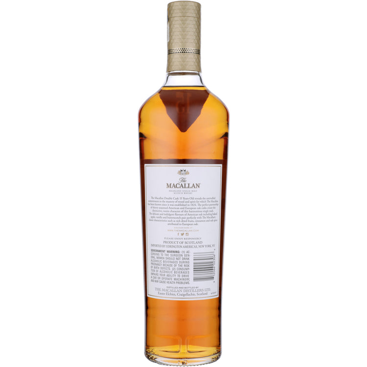 The Macallan Single Malt Scotch Double Cask 15 Yr 86 - 750ML