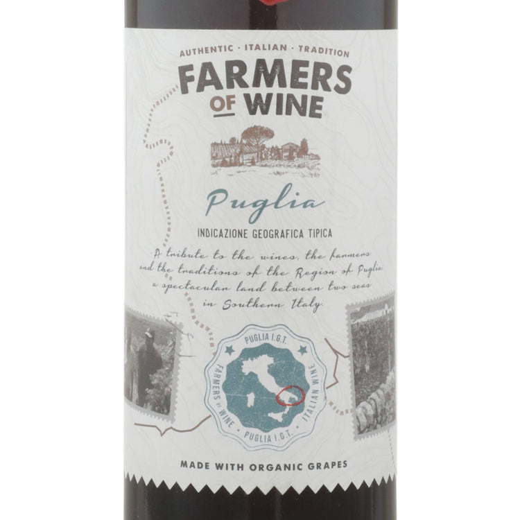 Farmers Of Wine Red Blend Puglia - 750ML - Front Label