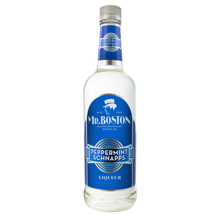 Mr. Boston Peppermint Schnapps 54 - 750ML - Front