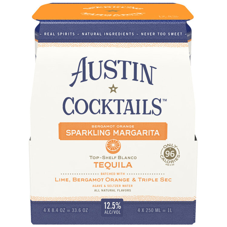 Austin Cocktails Triple Sec Bergamot Orange & Lime Sparkling Margarita - 250ML