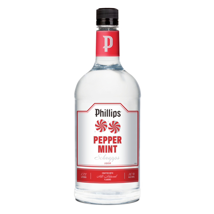Phillips Peppermint Schnapps 60 - 1.75L - Front