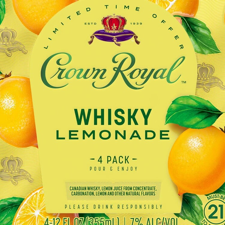 Crown Royal Whisky Lemonade Cocktail 14 - 355ML