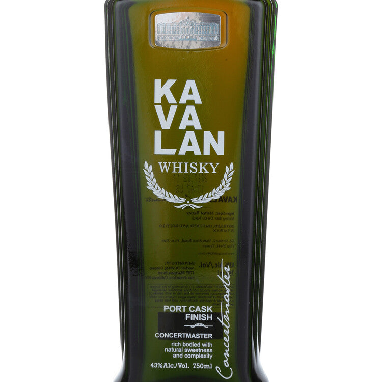 Kavalan Single Malt Whisky Concertmaster Port Cask Finish 86 - 750ML - Front Label