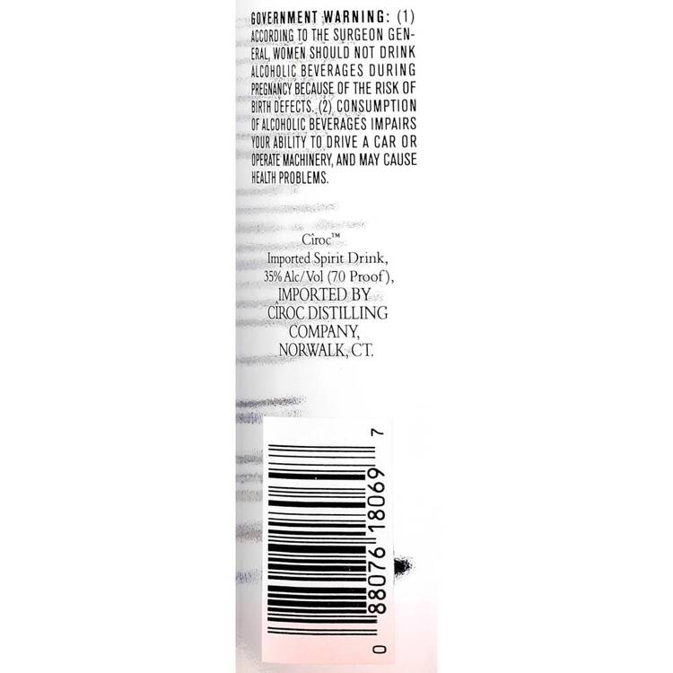 Ciroc Mango Flavored Vodka 70 - 750ML