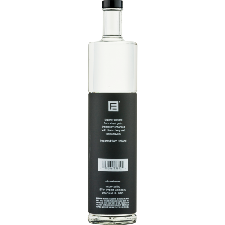 Effen Black Cherry Flavored Vodka 75 - 750ML