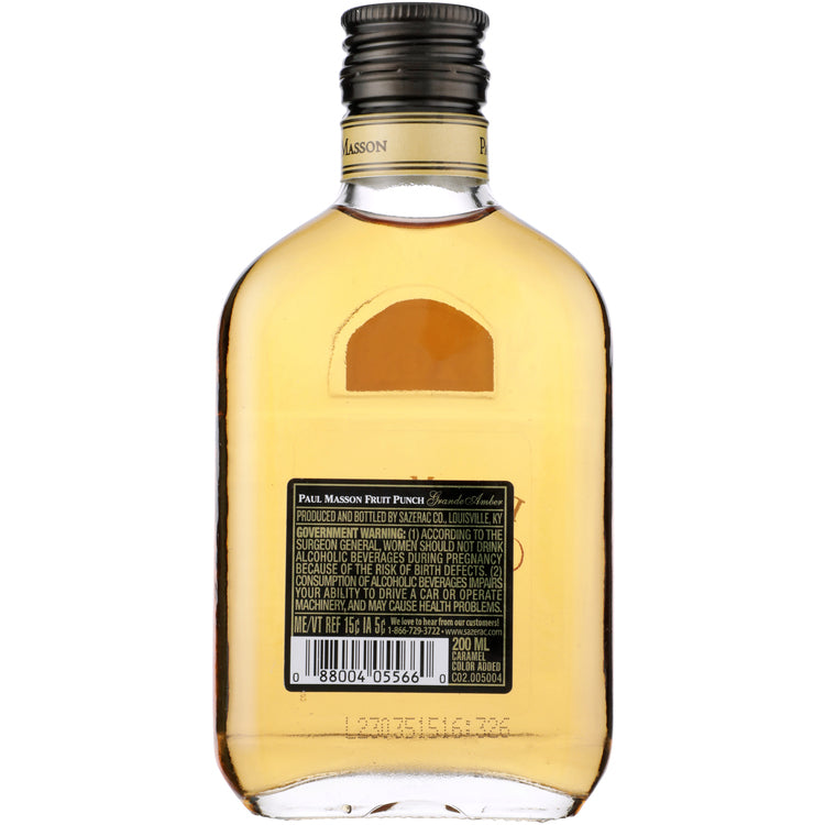 Paul Masson Fruit Punch Flavored Brandy Grande Amber 54 - 200ML