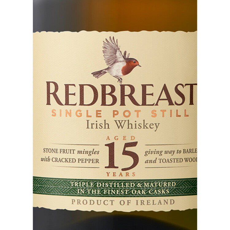 Redbreast Single Pot Still Irish Whiskey 15 Yr 92 - 750ML