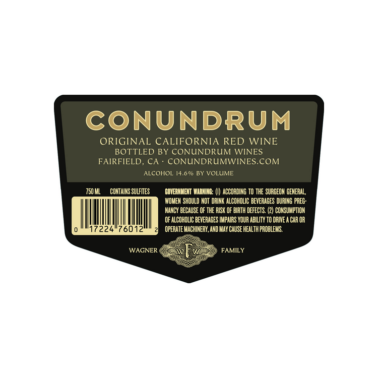 Conundrum Red Wine California 2021 - 750ML