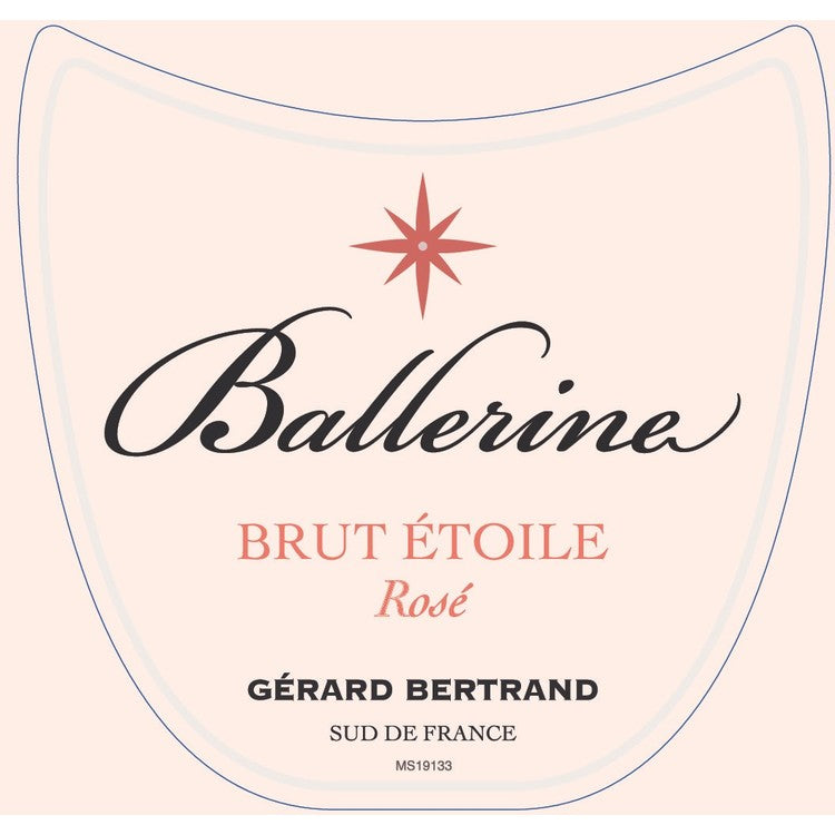 Gerard Bertrand Cremant De Limoux Brut Rose Etoile Ballerine W/ Gift B - 750ML - Front Label