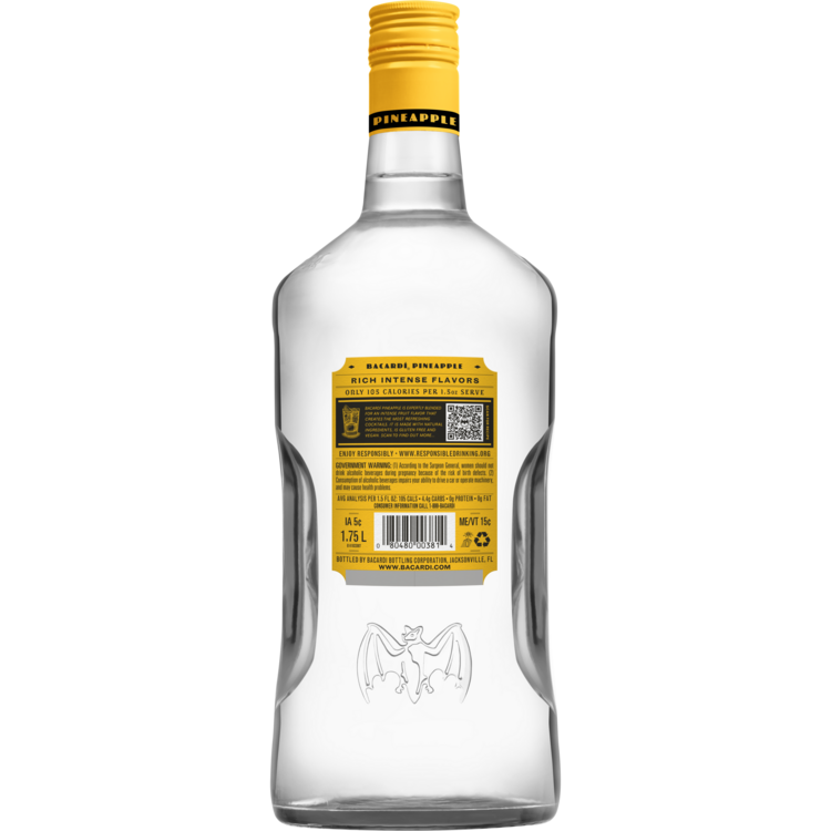 Bacardi Pineapple Flavored Rum 70 - 1.75L
