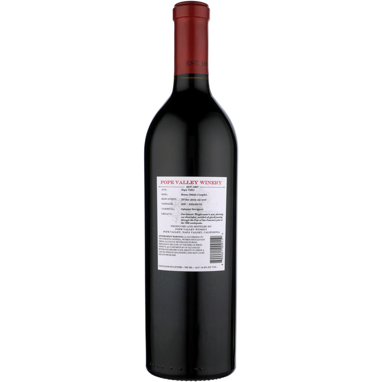 Pope Valley Winery Cabernet Sauvignon Reserve Napa Valley 2018 - 750ML