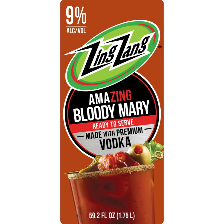 Zing Zang Ready To Serve Bloody Mary 18 - 1.75L - Front Label