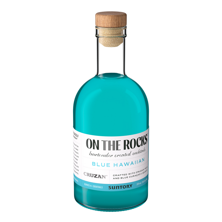 Otr-On The Rocks Blue Hawaiian With Cruzan Rum Limited Release 40 - 375ML - Front Label