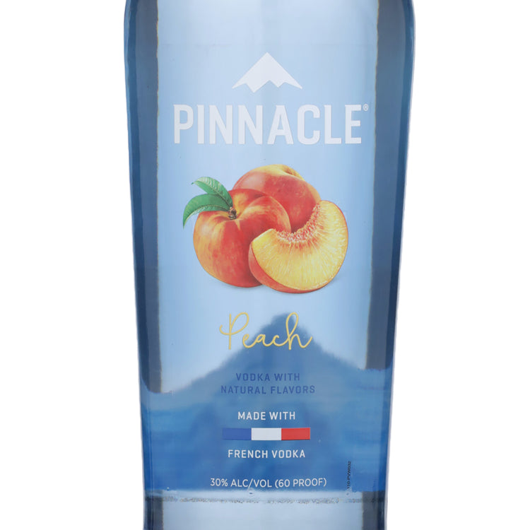 Pinnacle Peach Flavored Vodka 60 - 750ML - Front Label