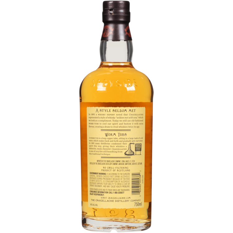 Craigellachie Single Malt Scotch Craigellachie 13 Year 13 Yr 92 - 750ML