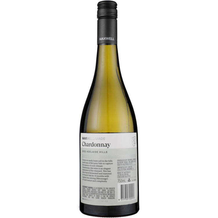 Maxwell Chardonnay Adelaide Hills 2022 - 750ML