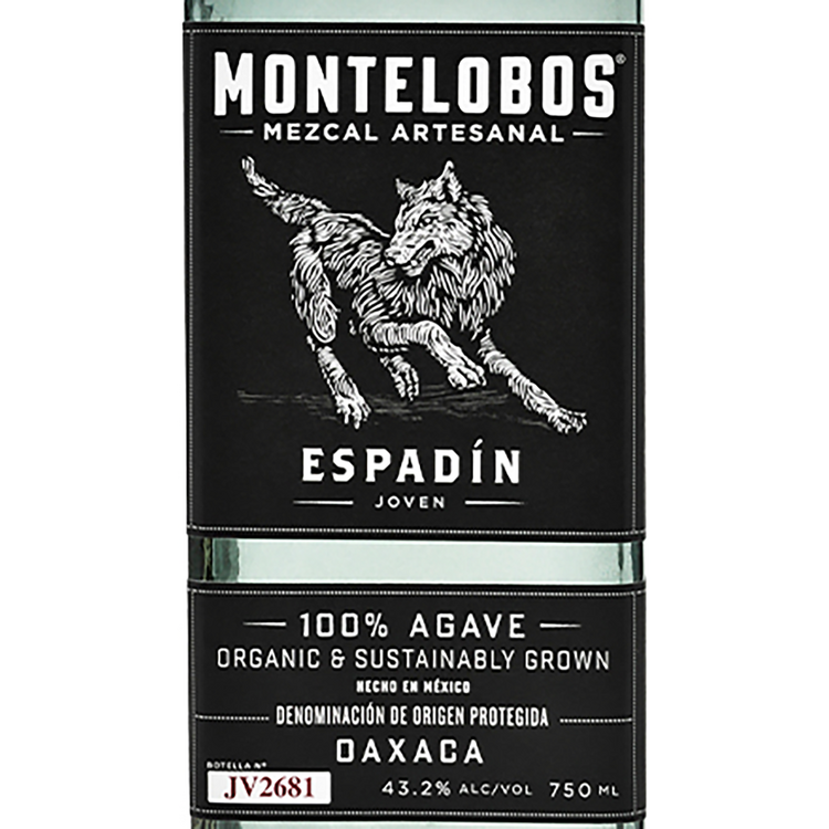 Montelobos Mezcal Artesanal Joven Espadin 86.4 - 750ML - Front Label