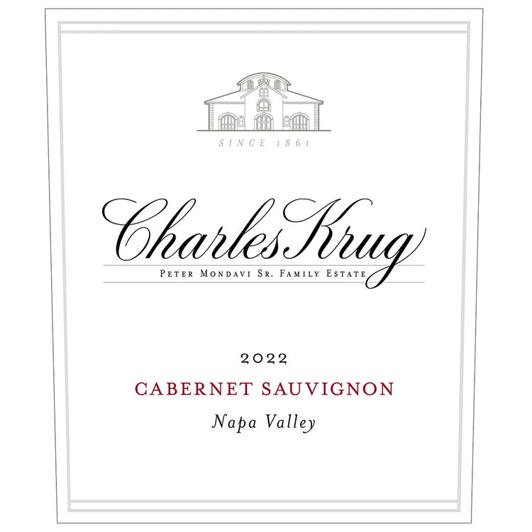 Charles Krug Cabernet Sauvignon Napa Valley 2022 - 750ML