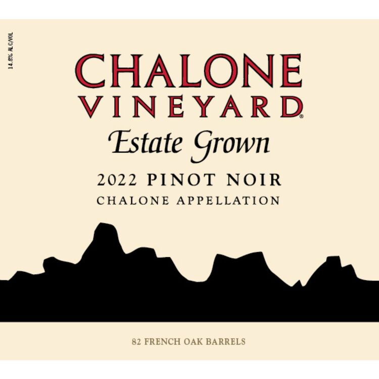 Chalone Vineyard Pinot Noir Estate Grown Chalone 2022 - 750ML