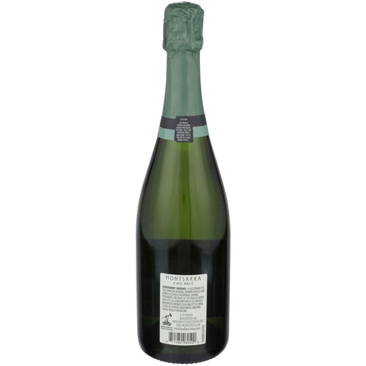 Montsarra Cava Brut - 750ML - Back