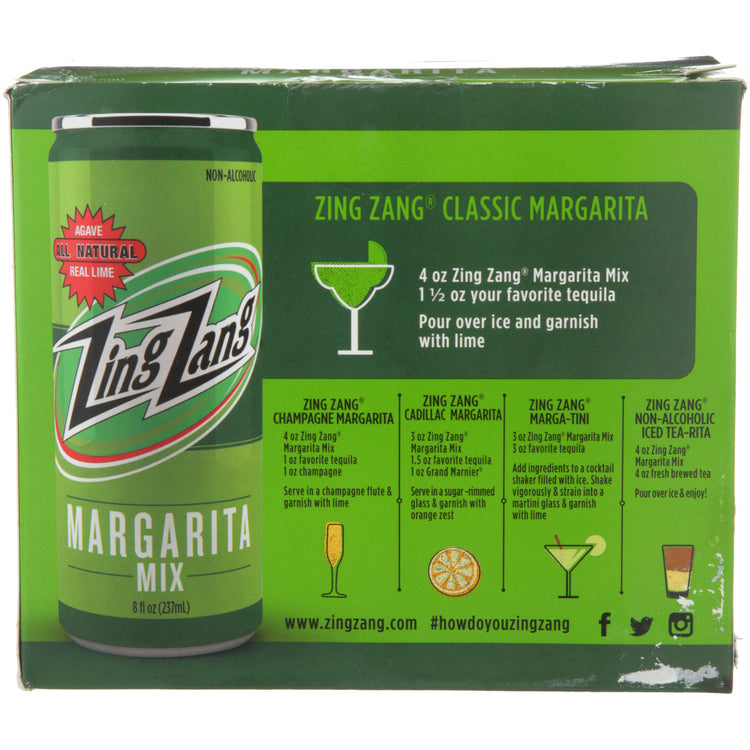 Zing Zang Margarita All Natural - 7.5 Z