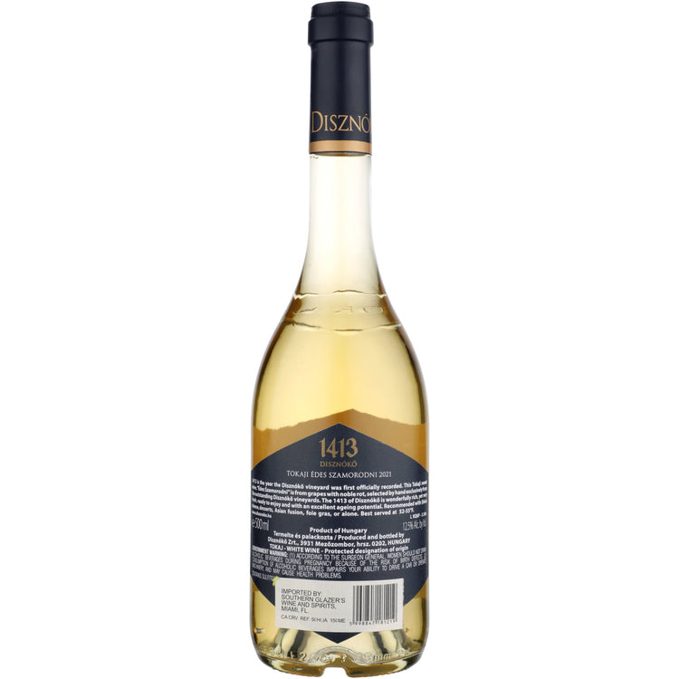 Disznoko Tokaji 1413 Edes Szamorodni 2021 - 500ML