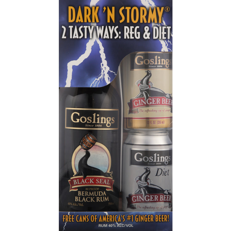 Goslings Black Rum Black Seal 80 - 750ML