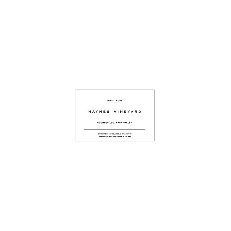 Haynes Vineyard Pinot Noir Forgeron Coombsville 2021 - 750ML