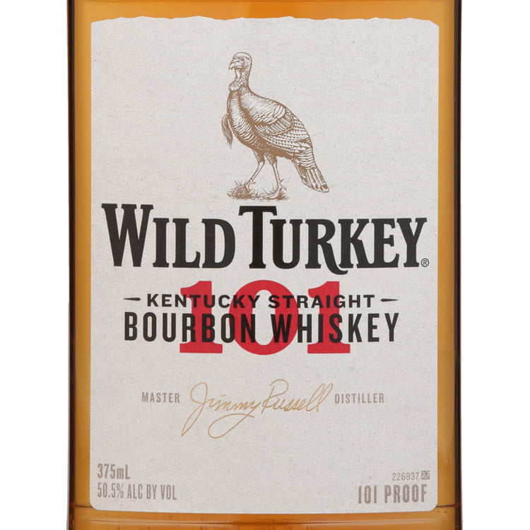 Wild Turkey Straight Bourbon 101 - 375ML - Front Label