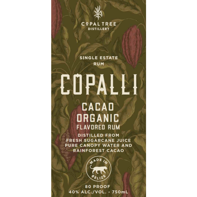 Copalli Cacao Flavored Rum 80 - 750ML