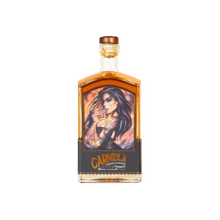 R6 Distillery Caramel Flavored Whiskey Carmela 66 - 750ML