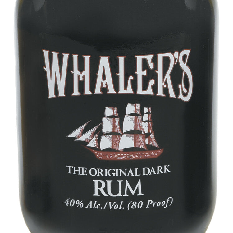Whalers (Hh) Dark Rum Original Dark 80 - 1.0L - Front Label
