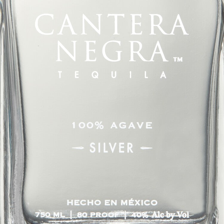 Cantera Negra Tequila Silver 80 - 750ML