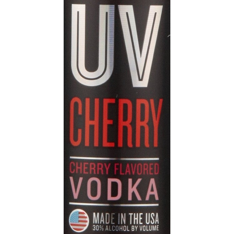 Uv Cherry Flavored Vodka 60 - 50ML - Front Label