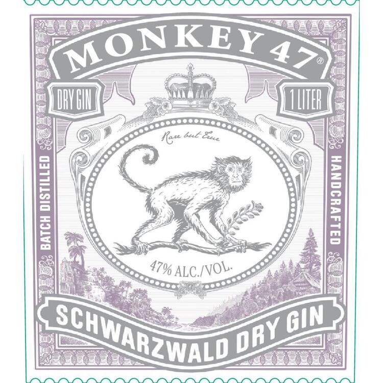 Monkey 47 Dry Gin Schwarzwald 94 - 1.0L - Front Label