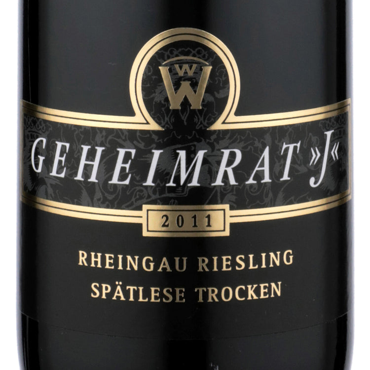 Weinguter Wegeler Trocken Geheimrat J Rheingau 2011 - 750ML