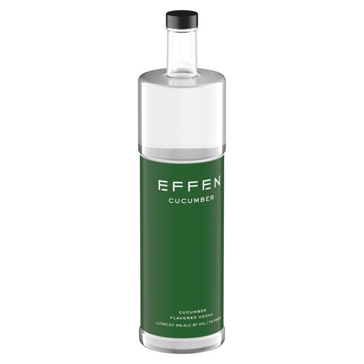 Effen Cucumber Flavored Vodka 75 - 1.0L - Front Label