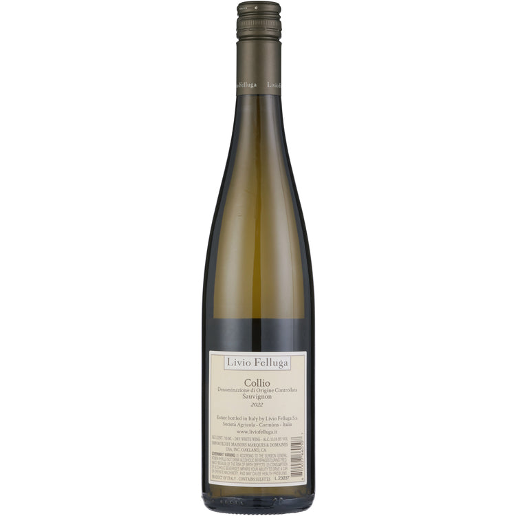 Livio Felluga Sauvignon Blanc Collio 2022 - 750ML
