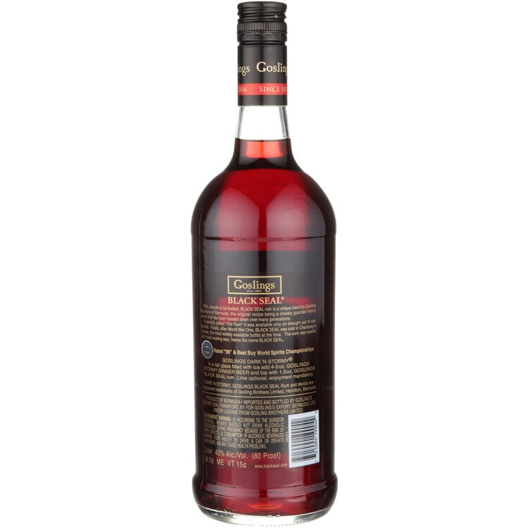 Goslings Dark Rum Black Seal Artist Edition 80 - 750ML