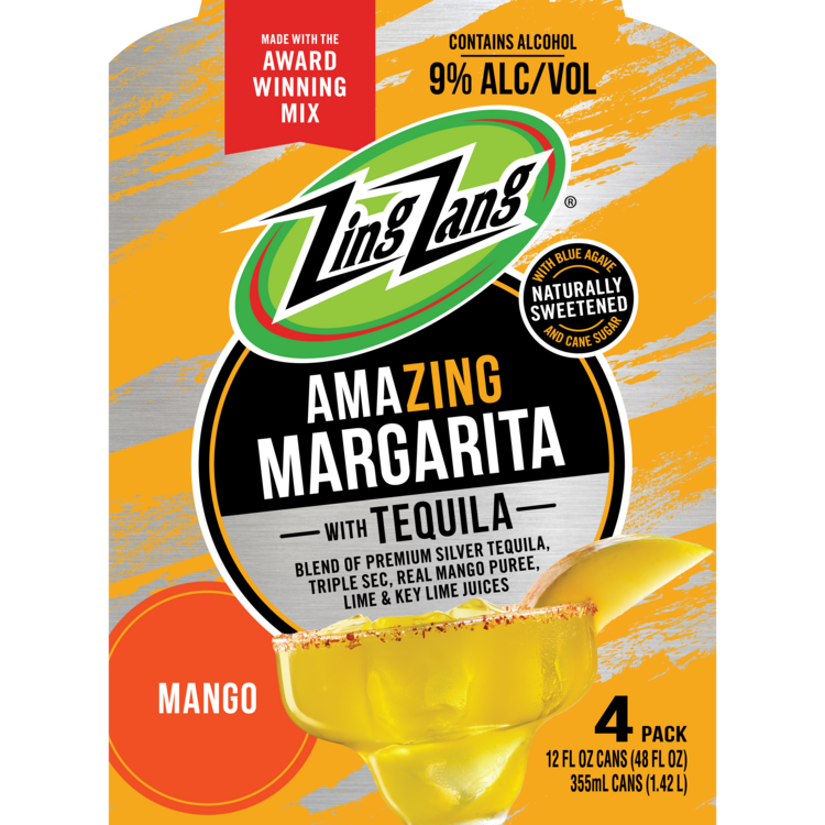 Zing Zang Mango Margarita 18 - 12 Z