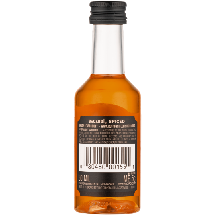 Bacardi Spiced Rum Rum Spiced 70 - 50ML