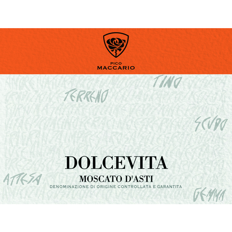 Pico Maccario Moscato D'Asti Dolcevita 2023 - 750ML - Front Label