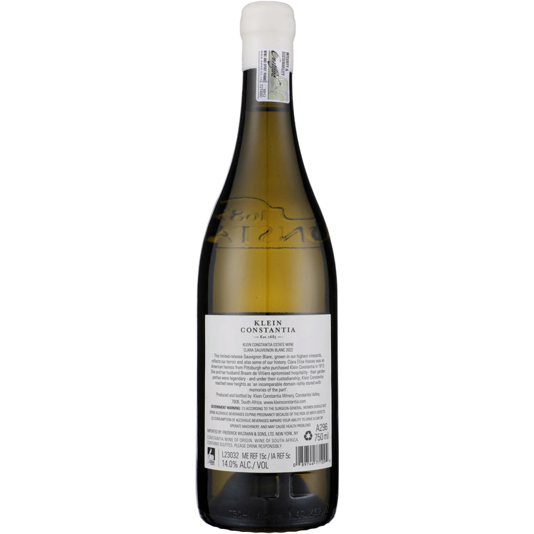 Klein Constantia Sauvignon Blanc Clara Constantia 2022 - 750ML