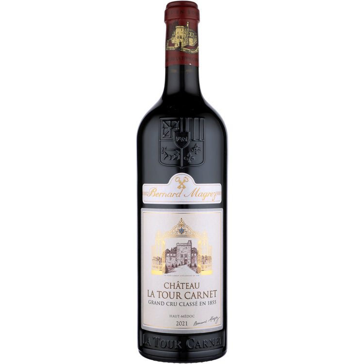 Chateau La Tour Carnet Haut Medoc 2021 Wood Box - 750ML