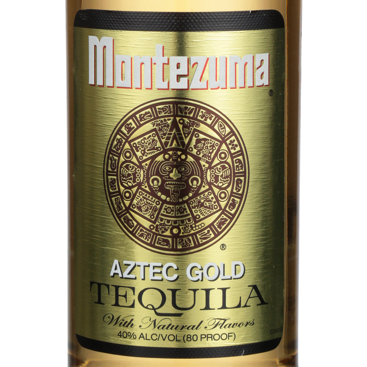 Montezuma Tequila Gold 80 - 1.0L - Front Label