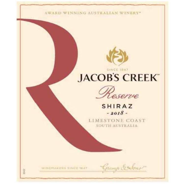 Jacob'S Creek Shiraz Reserve Limestone Coast - 750ML